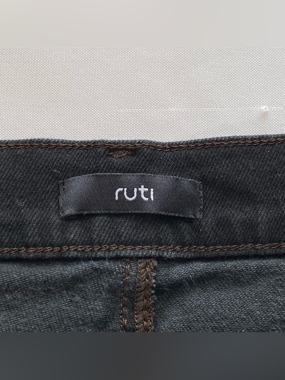 Ruti Dusted Black The Slouchy Jeans 2.0 Size 8 Quiet Luxury Minimal - Picture 11 of 16